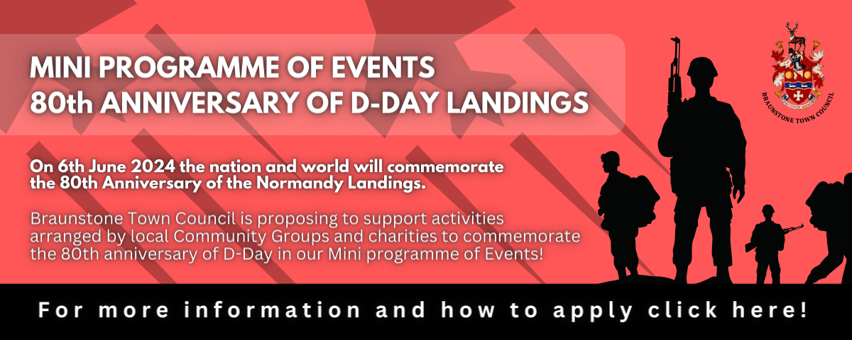 GRANTS FOR 80th ANNIVERSARY OF D-DAY LANDINGS - CLICK HERE FOR MORE INFORMATION