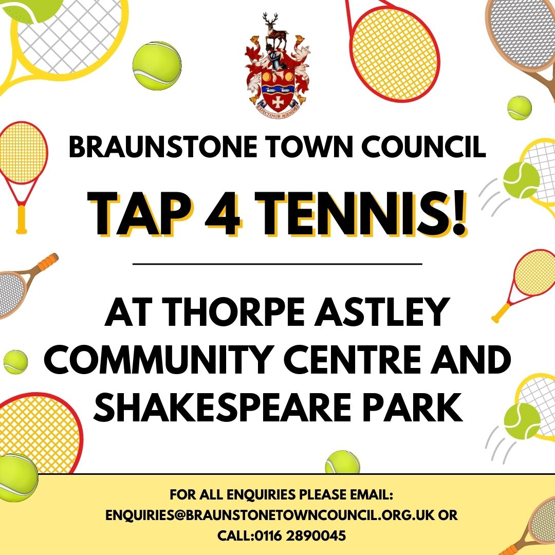 BOOKABLE TENNIS COURTS AT THORPE ASTLEY NOW AVAILABLE