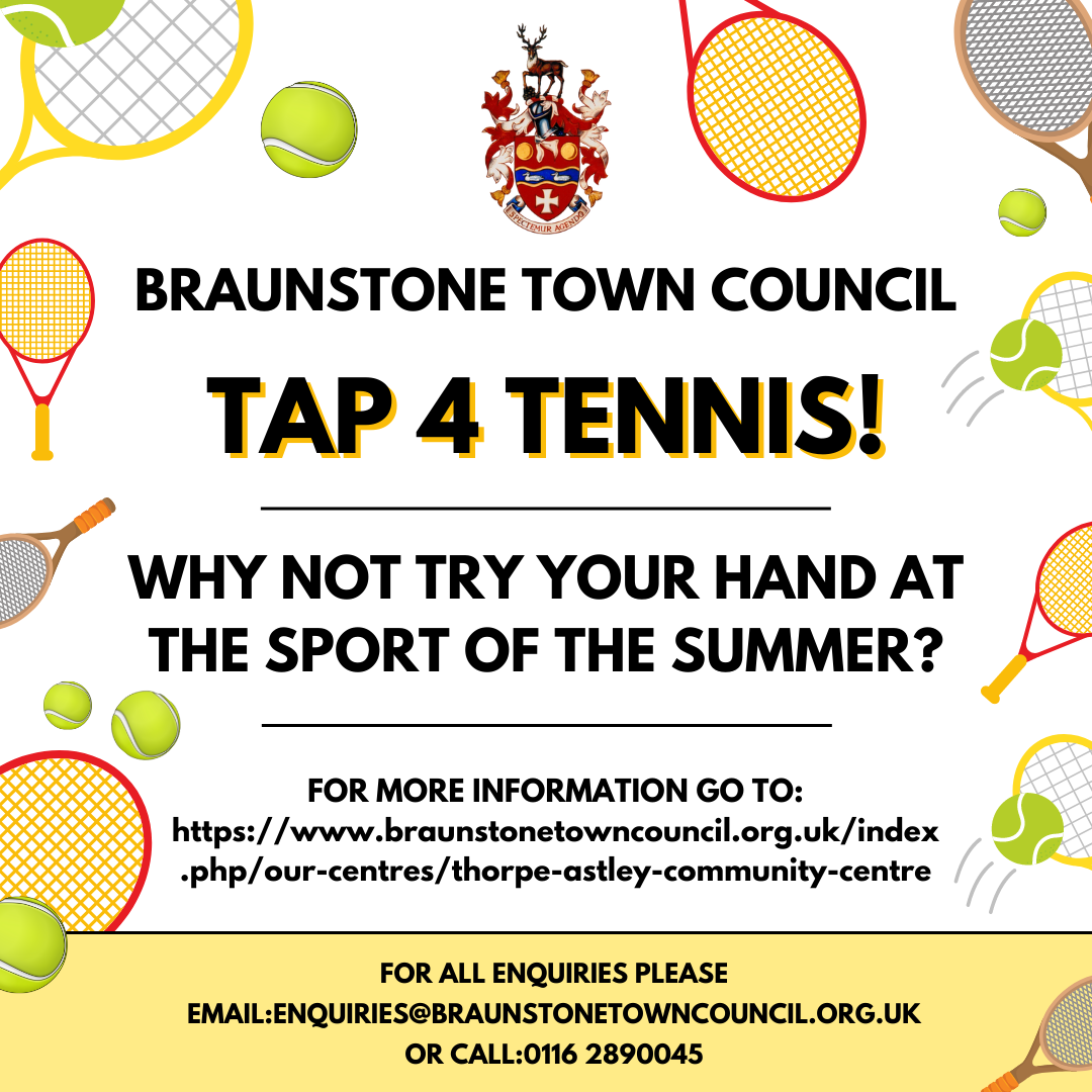 BOOKABLE TENNIS COURTS AT THORPE ASTLEY NOW AVAILABLE 2