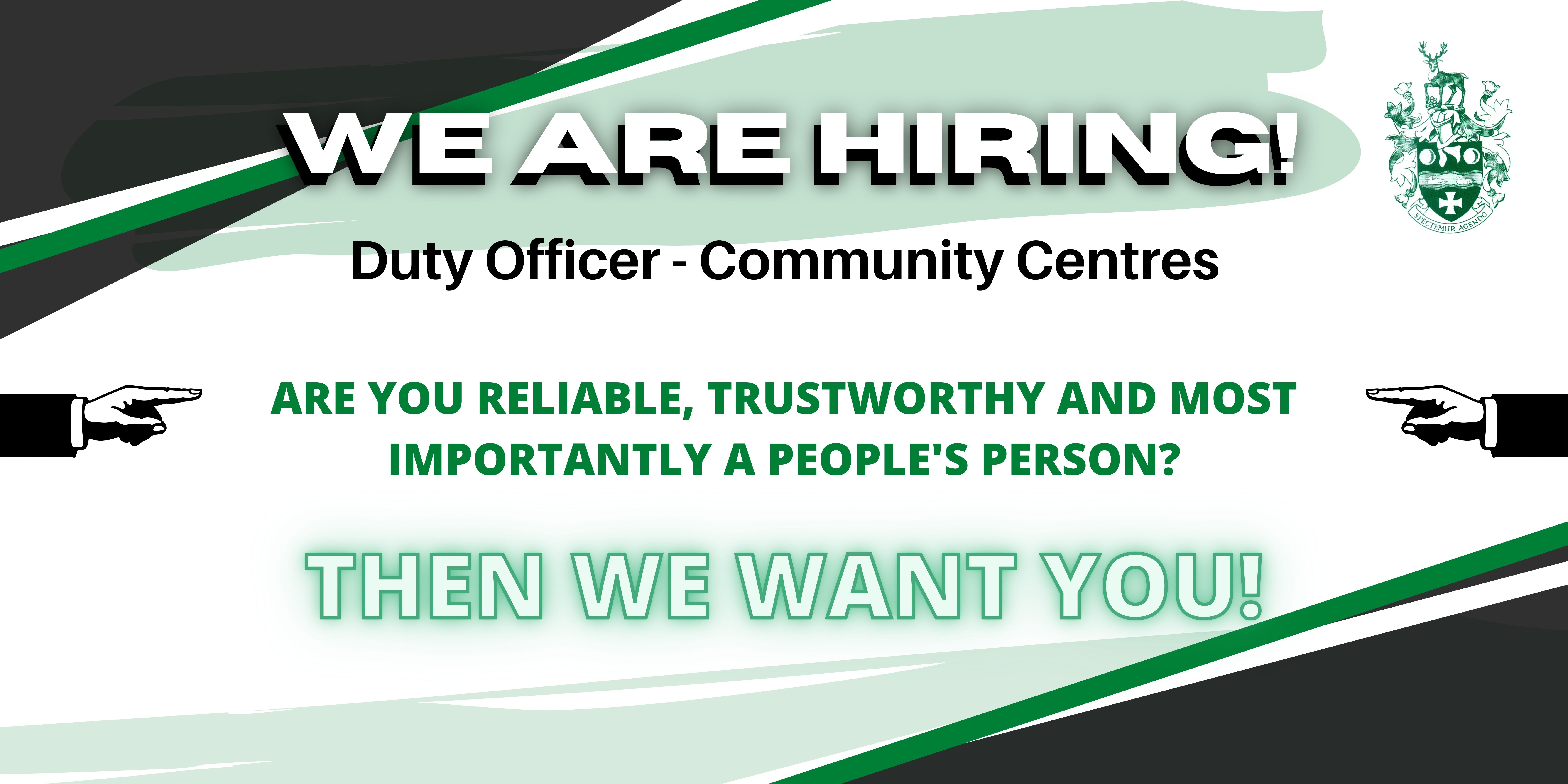 We are Hiring! - Duty Officer