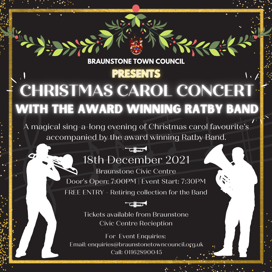 Christmas carol concert with the award winning Ratby Band