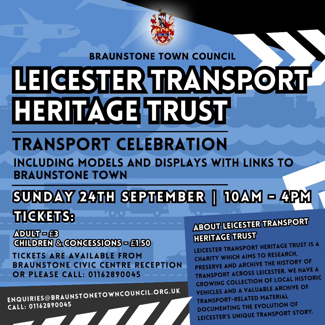 Leicester Transport Heritage Trust event poster 2023 1