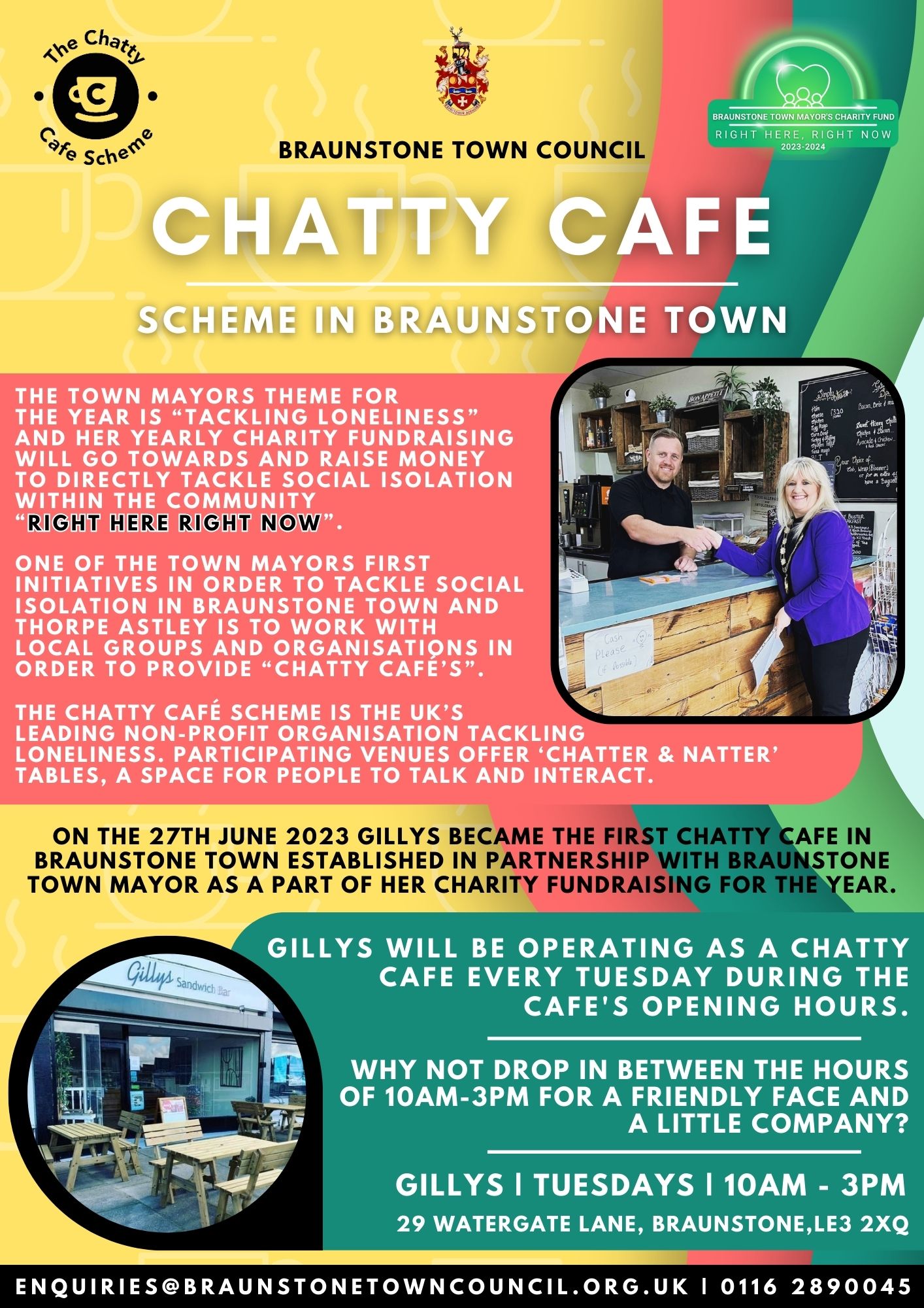 TOWN MAYORS CHATTY CAFE