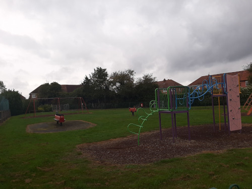 The Shakespeare park playground.